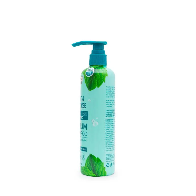 Fresh Hairlab Mint and Tea Tree Double Boost Zinc Serum Shampoo 430ml
