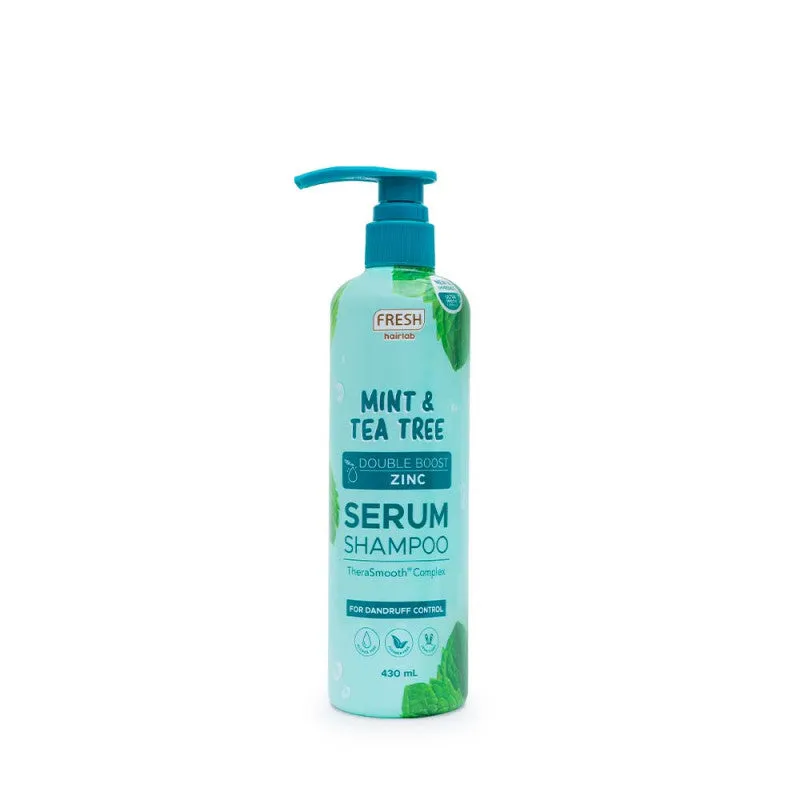 Fresh Hairlab Mint and Tea Tree Double Boost Zinc Serum Shampoo 430ml