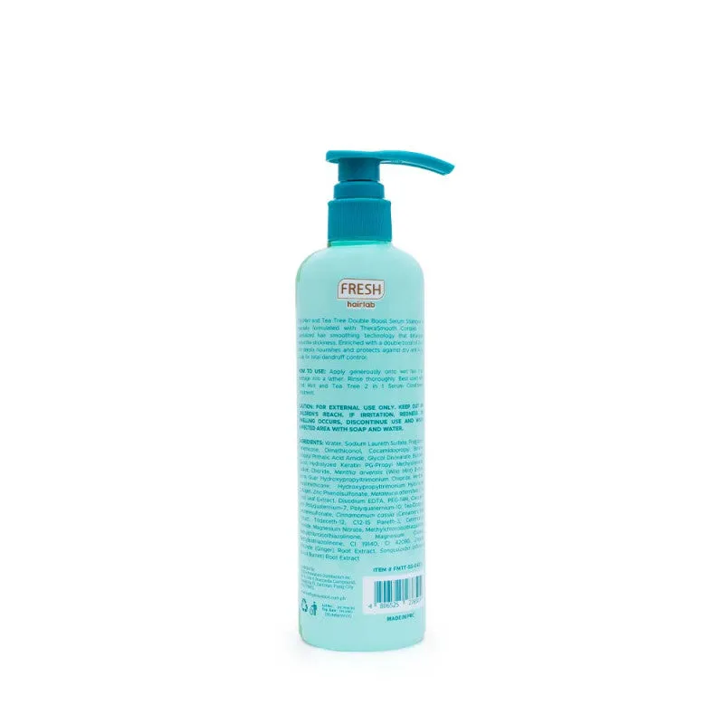 Fresh Hairlab Mint and Tea Tree Double Boost Zinc Serum Shampoo 430ml