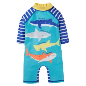 Frugi Sunsafe Suit Lm5bi Tropical Sea Shark