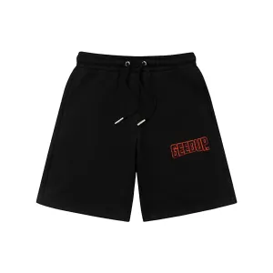 Geedup Play For Keeps EMB Shorts 'Black / Black Orange' (2024)