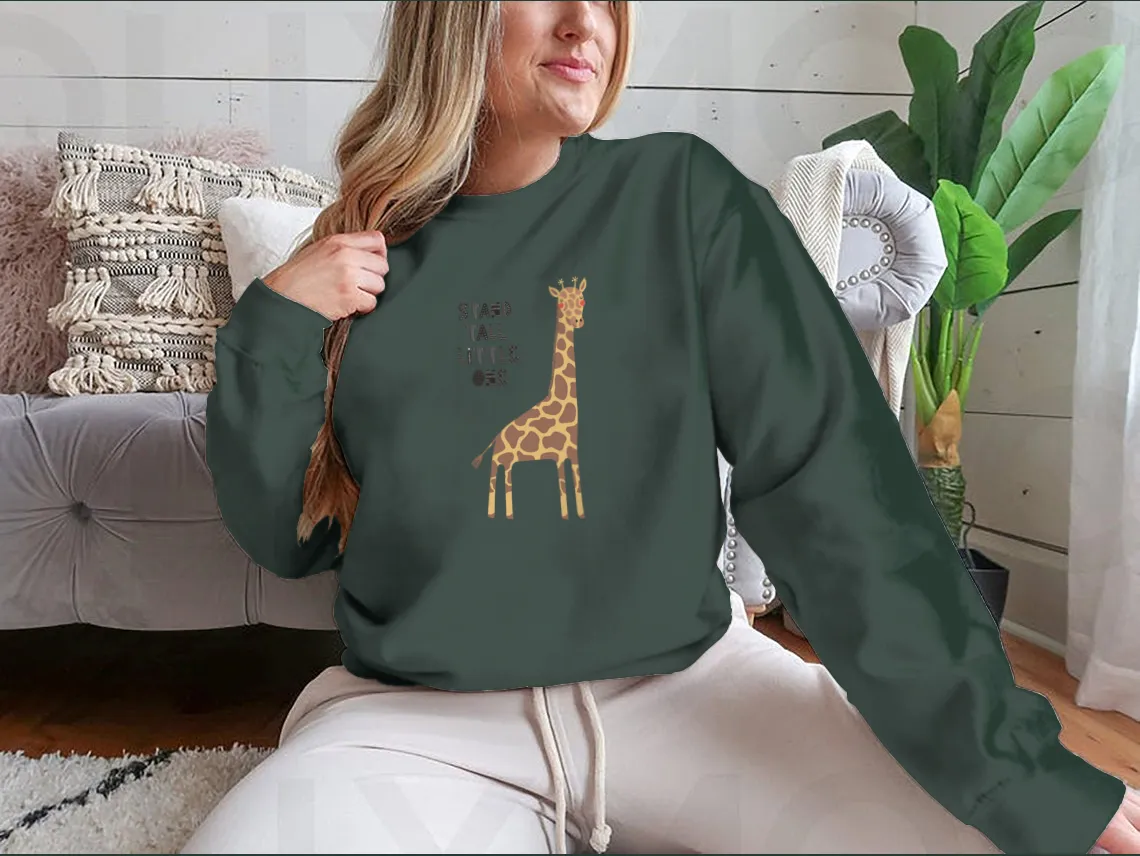 Giraffe Drawing Sweaters.