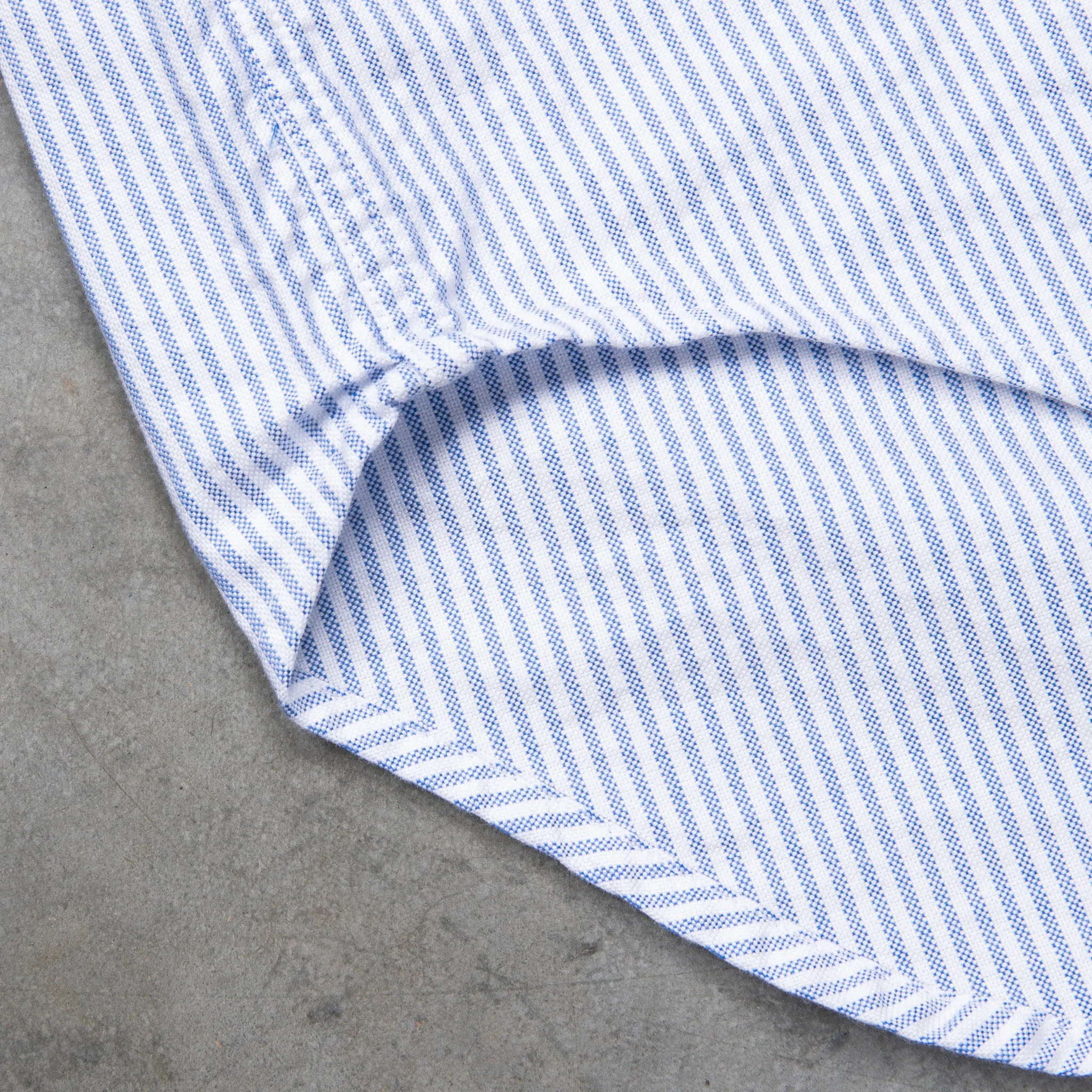 Gitman Vintage Oxford Button-down Shirt Blue Striped