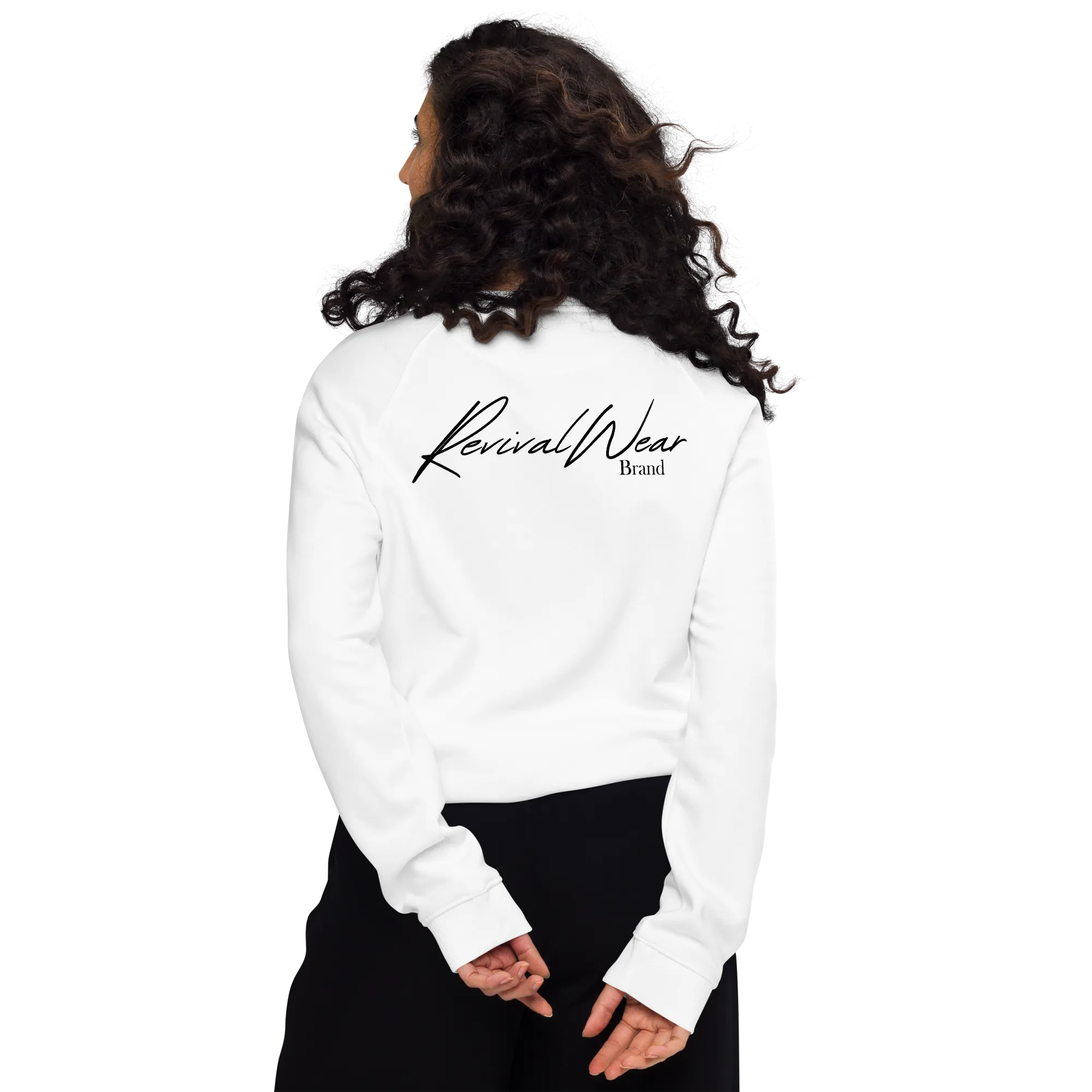 God's Timing is Perfect Women's organic raglan Cristian sweatshirt