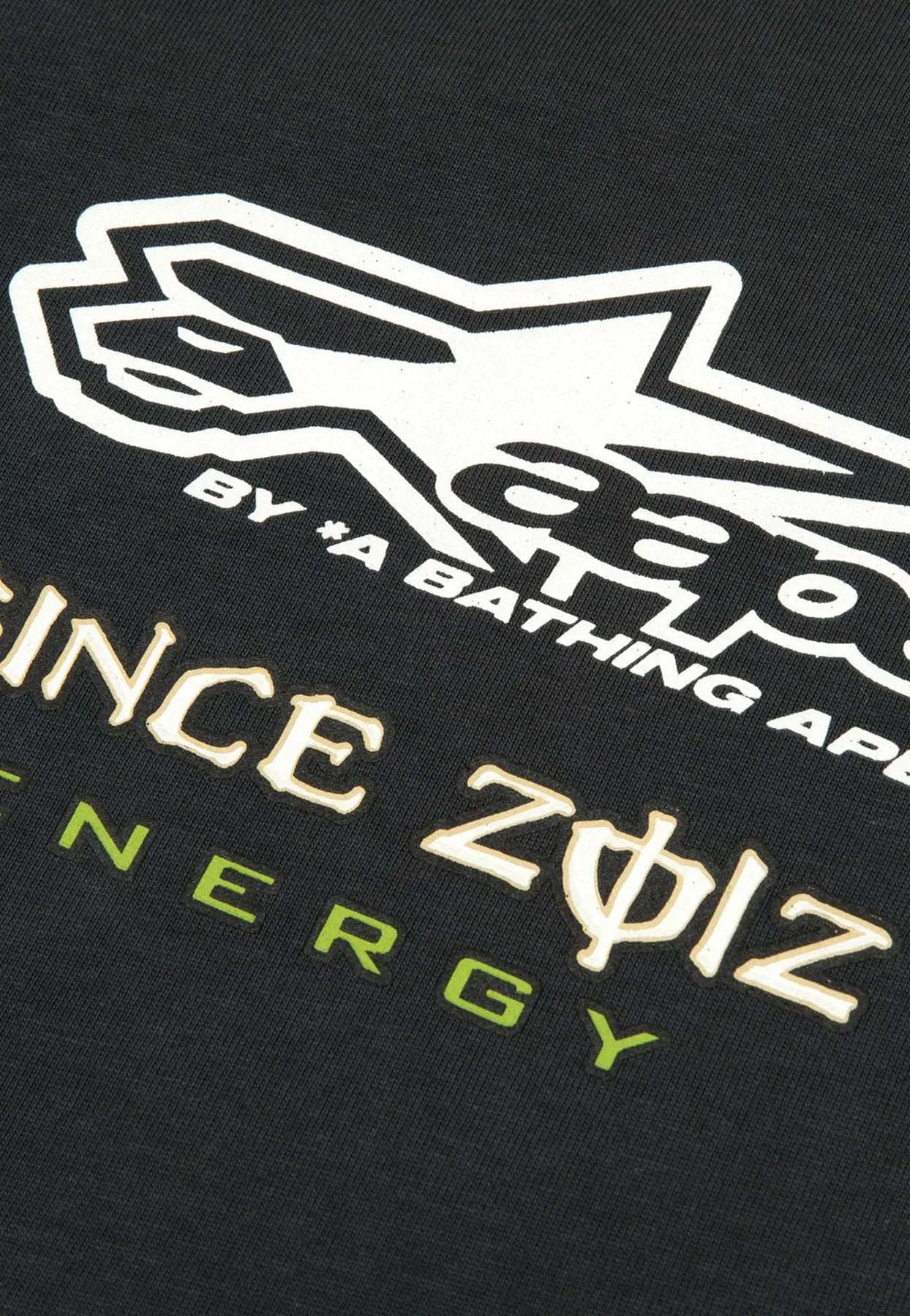 Graffiti Print Long-Sleeved Layered T-shirt