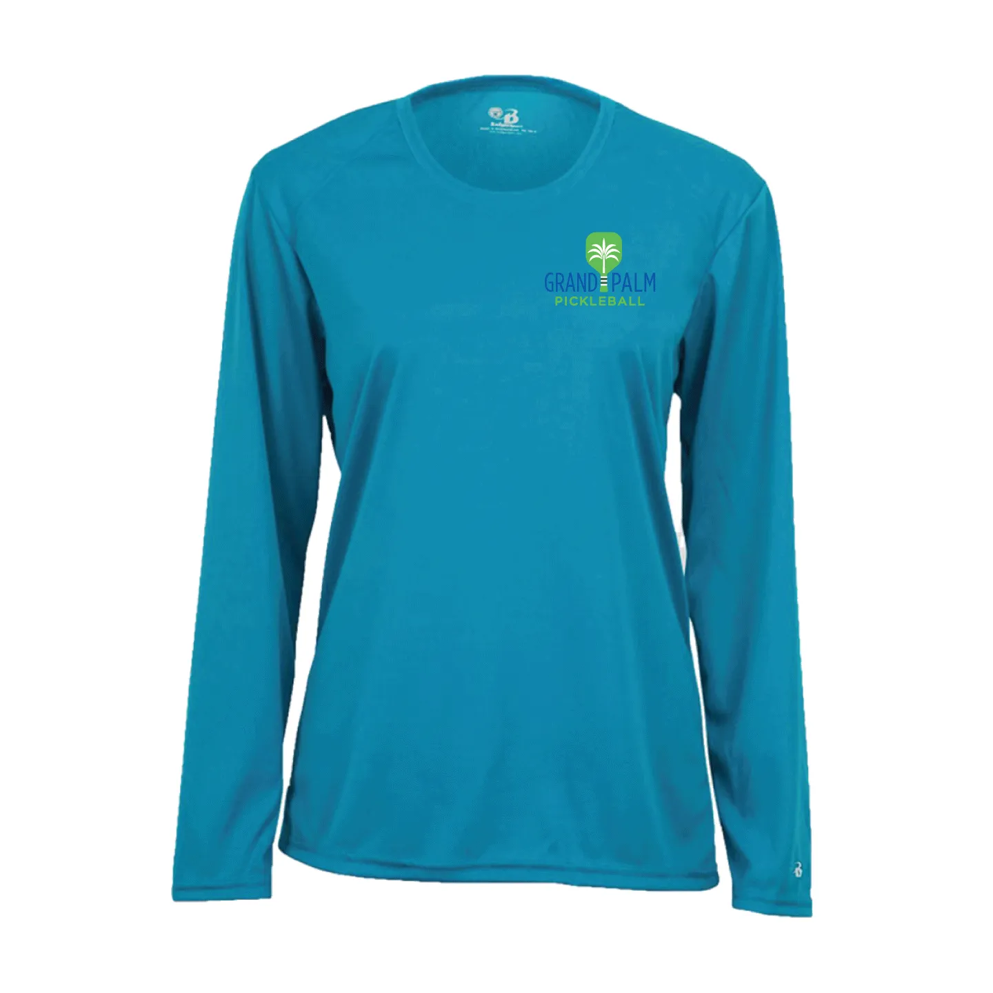 Grand Palm Pickleball Ladies Performance Long Sleeve Crew Neck Shirt