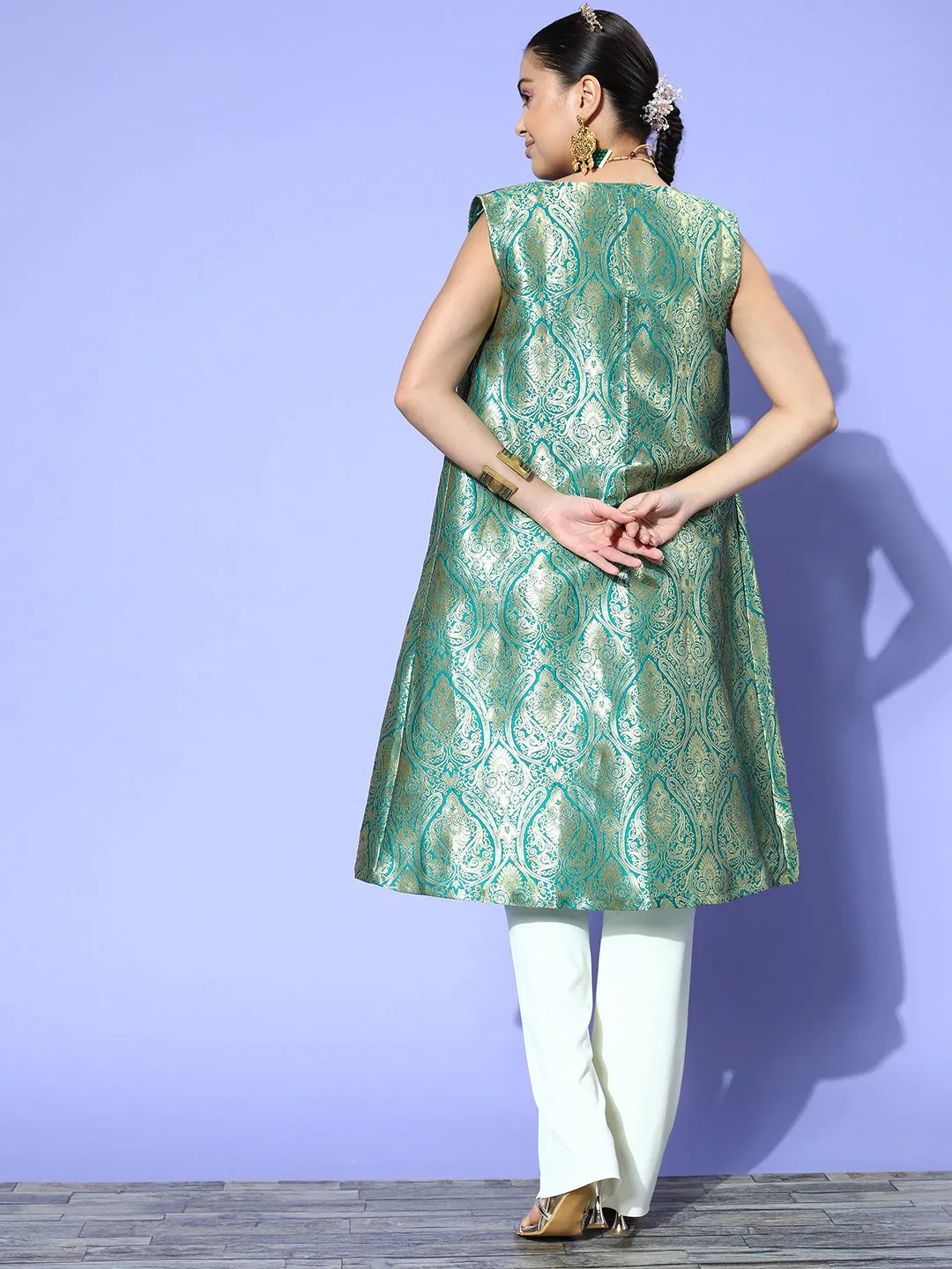 Green Brocade Jacket
