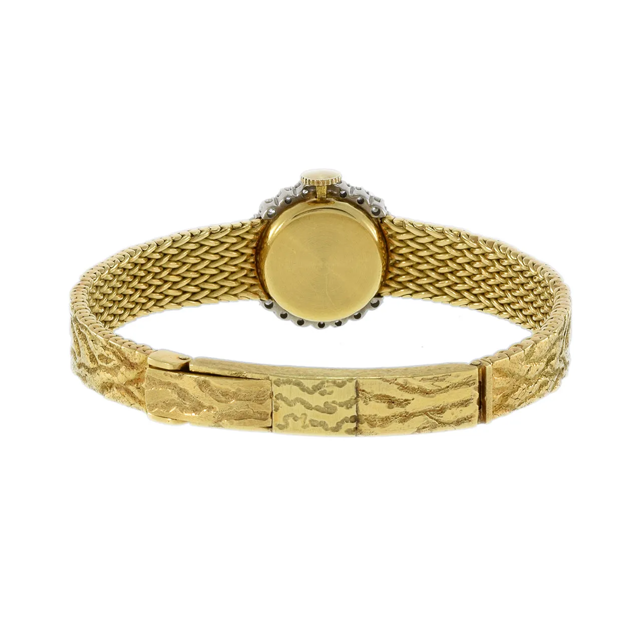 Gubelin 1960's 18KT Yellow Gold Ladies Diamond Watch