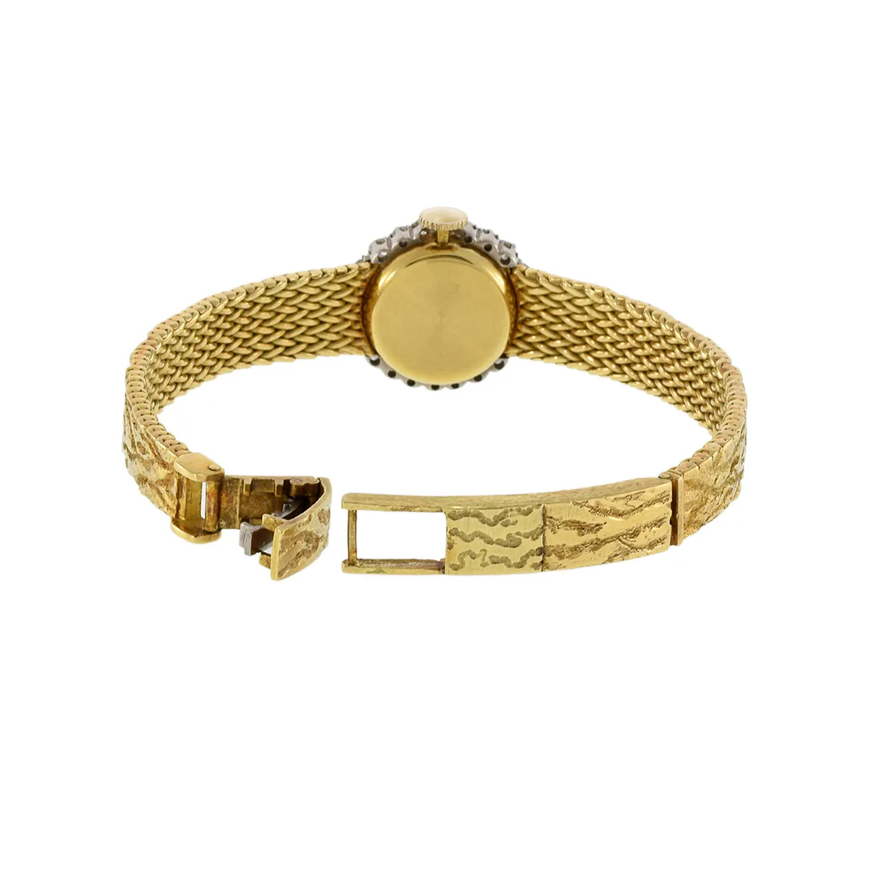 Gubelin 1960's 18KT Yellow Gold Ladies Diamond Watch