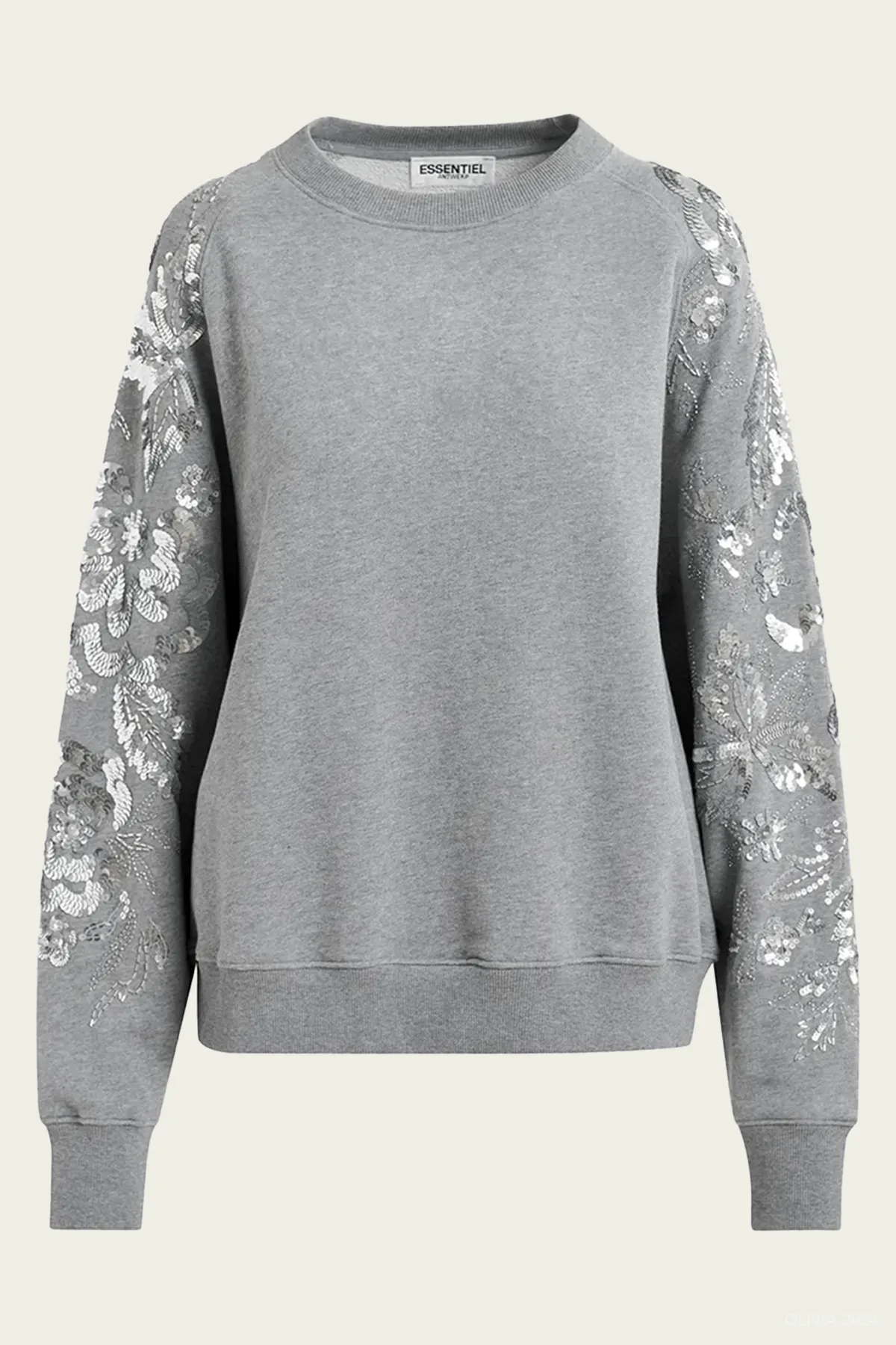 Guepe Sequin Sweatshirt in Grey