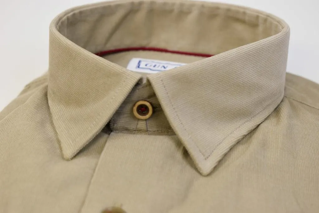 Gun Hill Mens Elba Cord Shirt - Honey