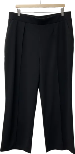 H&M Black Tailored Trousers UK XL