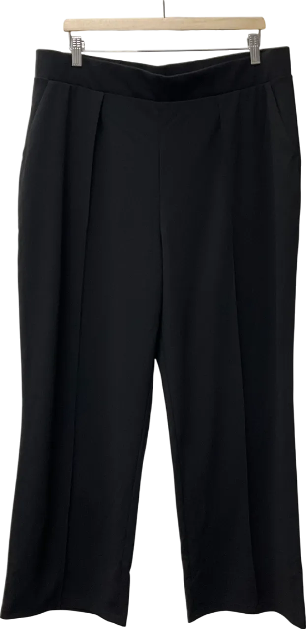 H&M Black Tailored Trousers UK XL