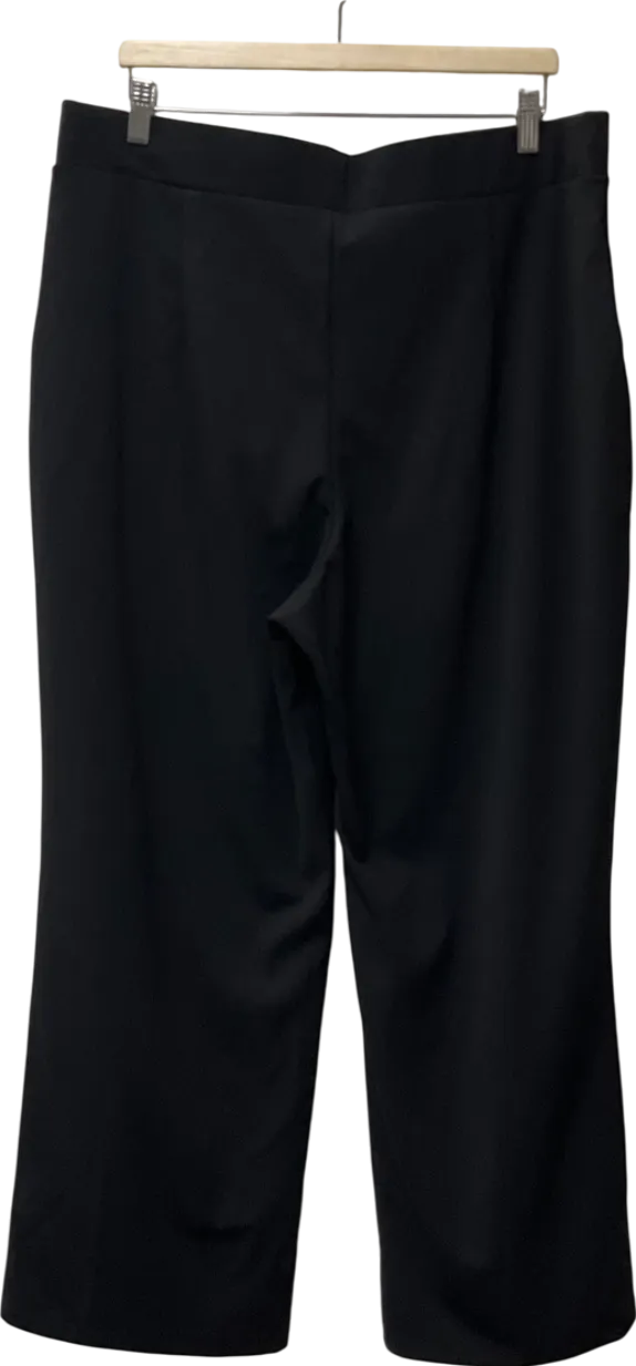 H&M Black Tailored Trousers UK XL