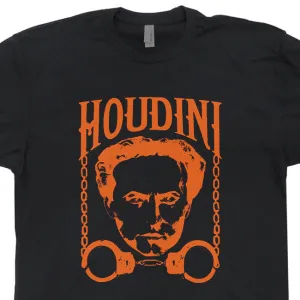 Harry Houdini T Shirt Vintage Harry Houdini T Shirt