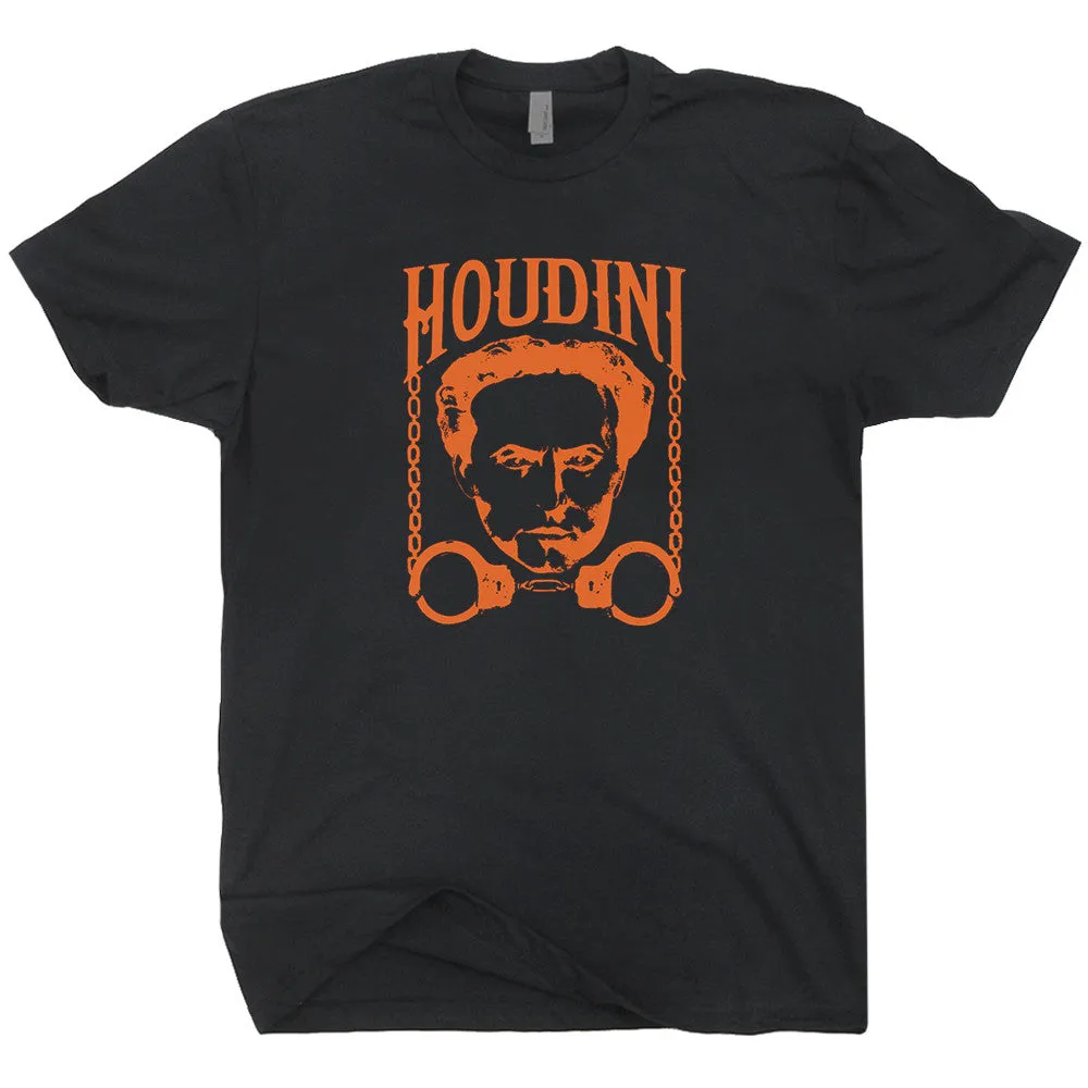 Harry Houdini T Shirt Vintage Harry Houdini T Shirt