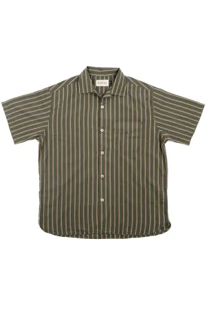 HAWAIIAN SS Olive Stripe