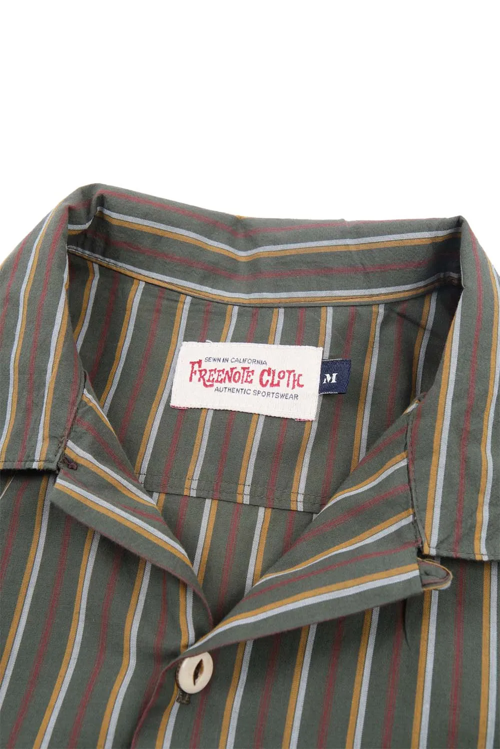 HAWAIIAN SS Olive Stripe