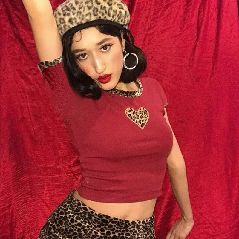 Heart Print T-Shirts