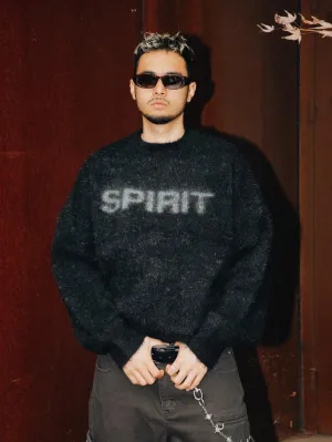 Heavy Mohair Knit Sweater