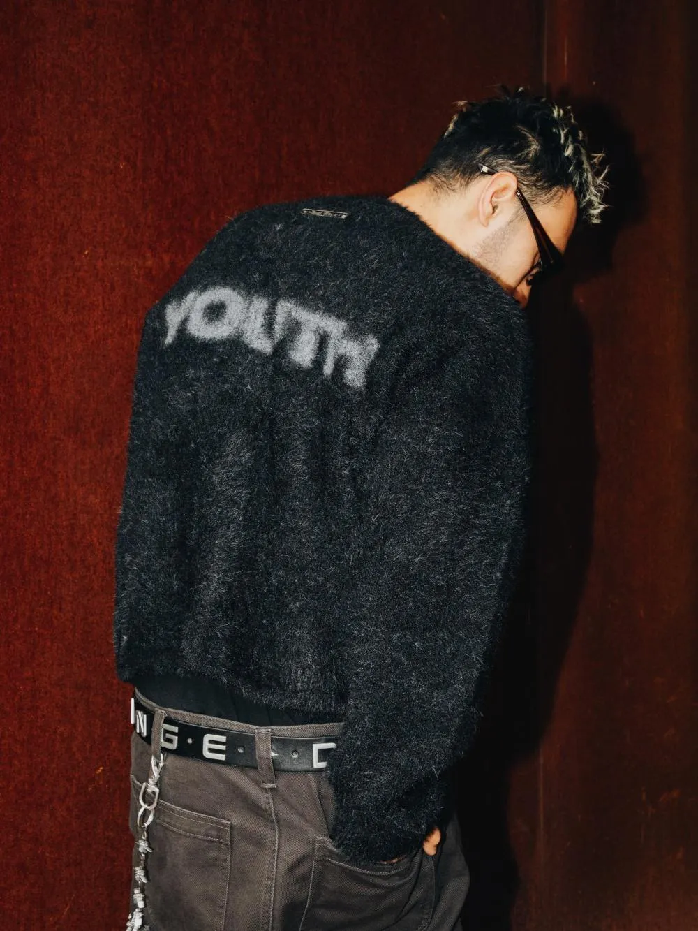 Heavy Mohair Knit Sweater
