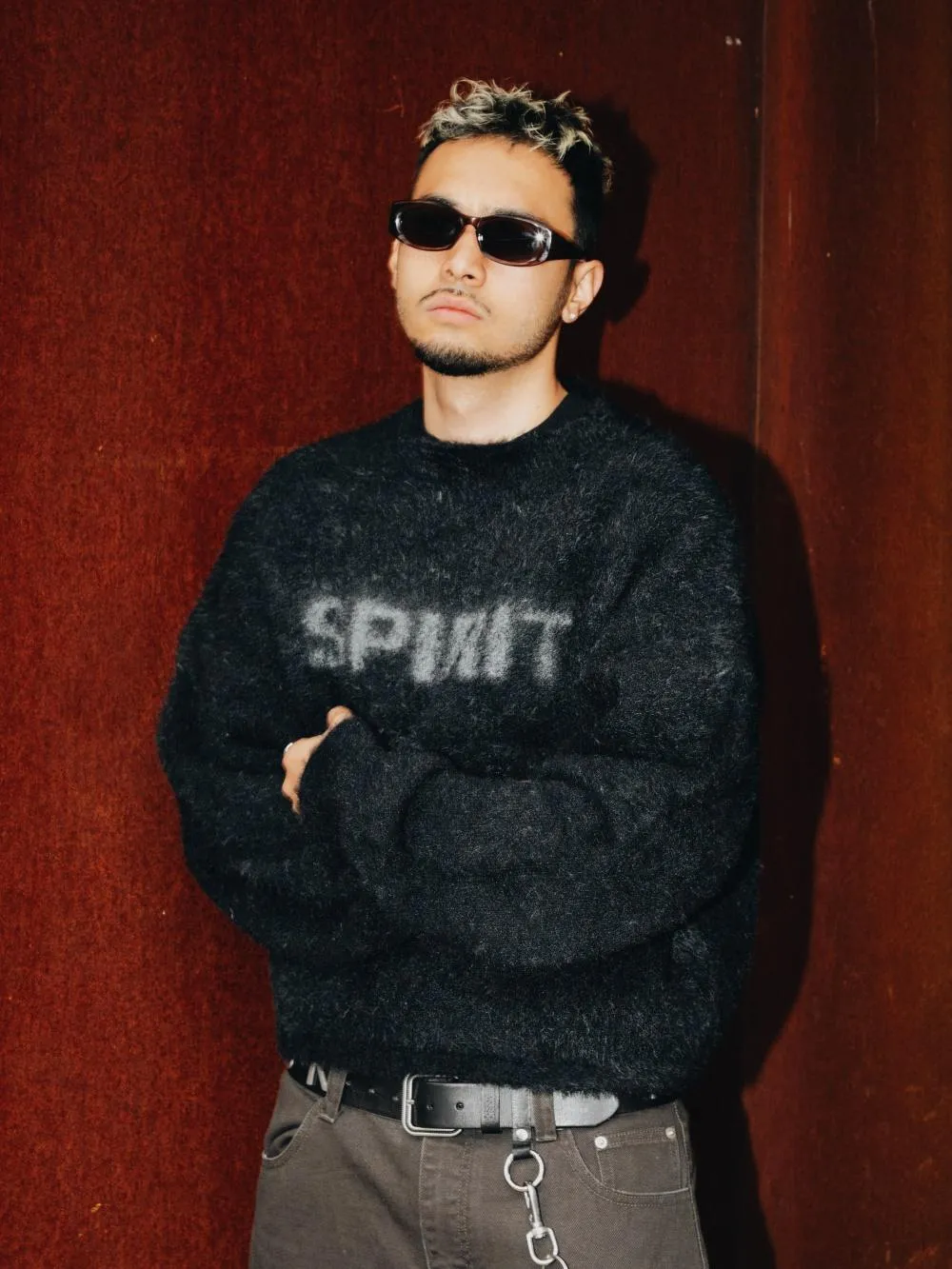 Heavy Mohair Knit Sweater