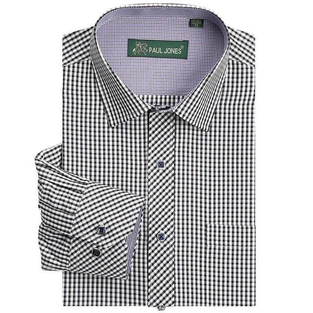 High quality Men's classic plaid shirt