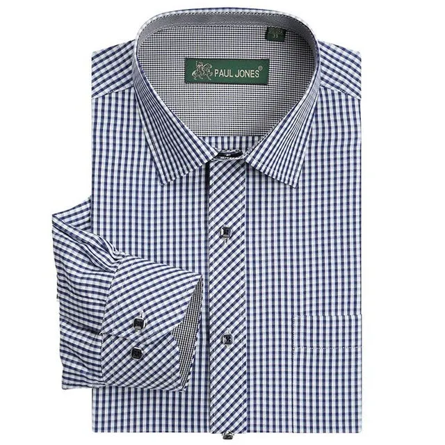 High quality Men's classic plaid shirt