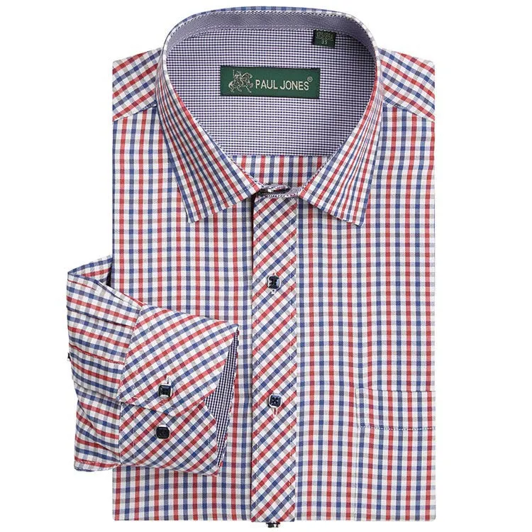High quality Men's classic plaid shirt