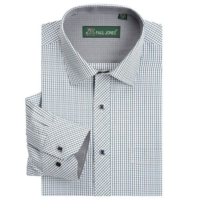 High quality Men's classic plaid shirt