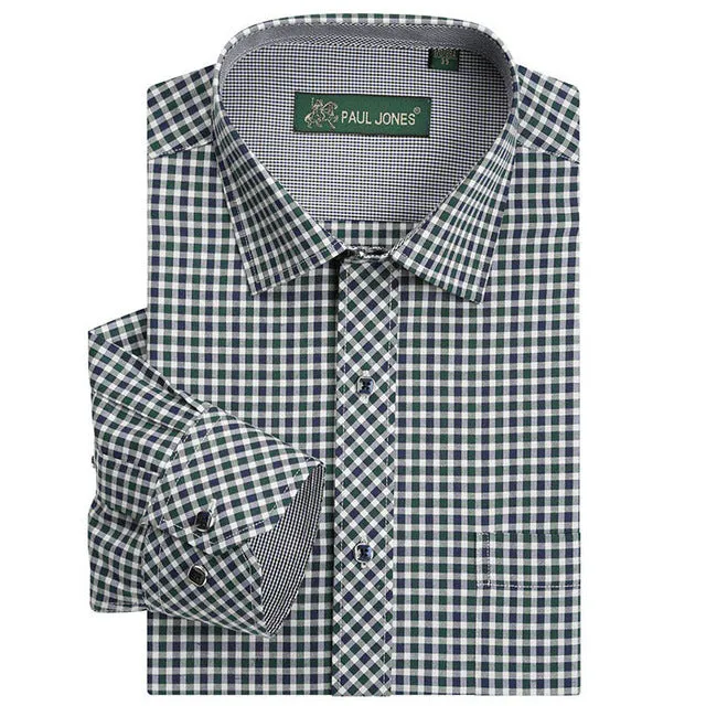 High quality Men's classic plaid shirt
