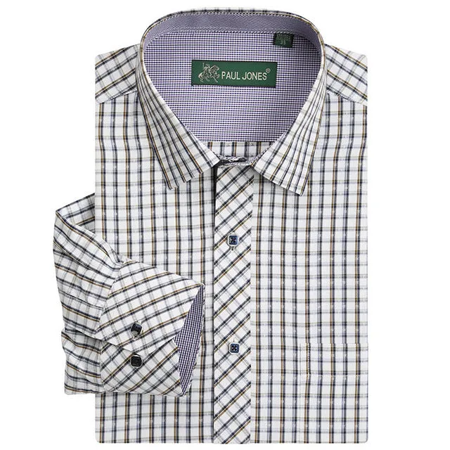 High quality Men's classic plaid shirt