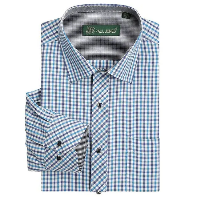 High quality Men's classic plaid shirt