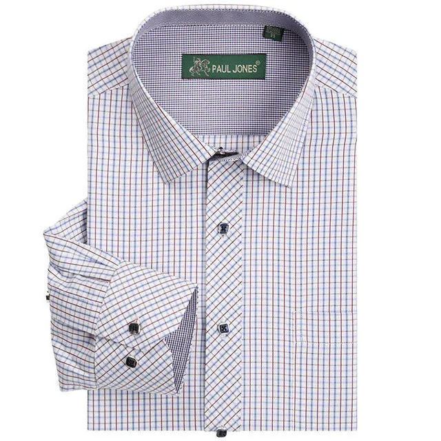 High quality Men's classic plaid shirt