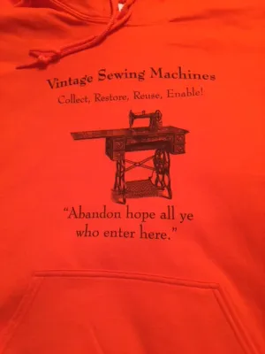 Hoodie Sweatshirt - Orange Size L
