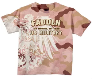 HPSP Shirt, Custom Birthday Shirt, Girls Military T-shirt, Personalized Shirt Army, Navy, Airforce, Marines - Custom Text.