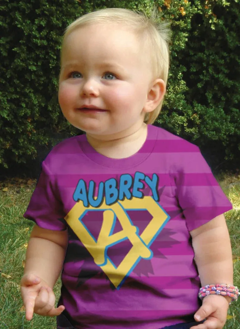 HPSP Shirt, Custom Birthday Shirt, Girls Superhero birthday Shirt, Personalized Girls Superhero T-Shirts, Kids Birthday Shirts,  Family Girls Fairy Shirts, Girls Fairy 3D Shirt.