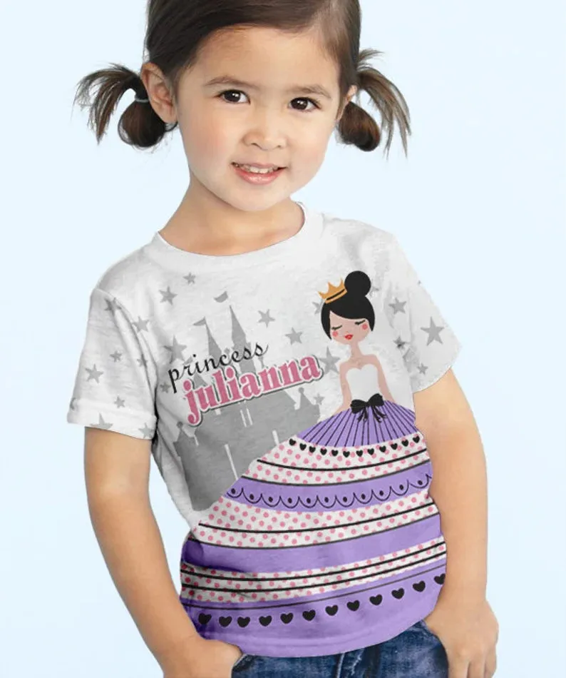 HPSP Shirt, Custom Birthday Shirt, Girls Superhero birthday Shirt, Personalized Girls Superhero T-Shirts, Kids Birthday Shirts,  Family Girls Fairy Shirts, Girls Fairy 3D Shirt.