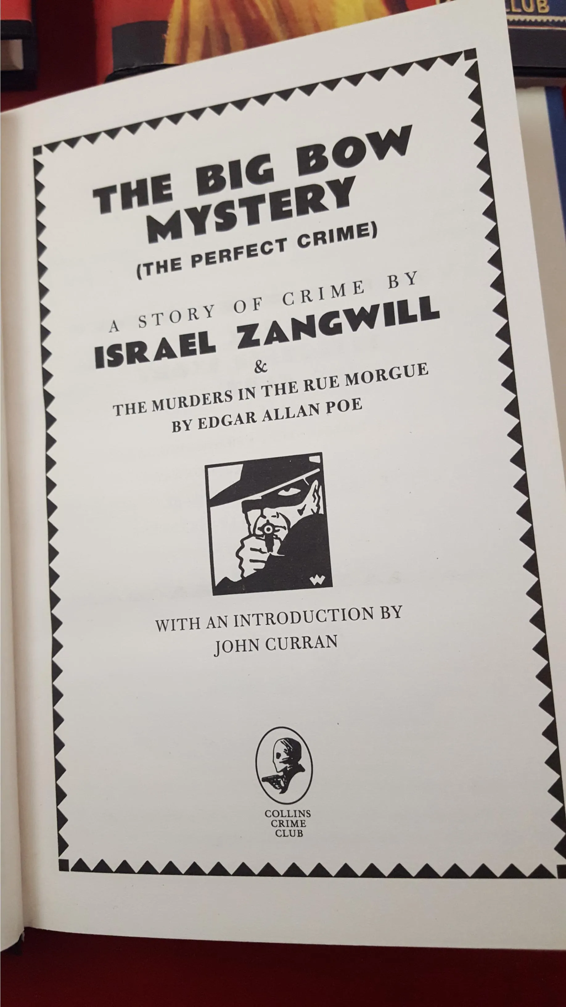 Hugh Conway - The Perfect Crime, Collins Crime Club, 2015, 1st Editions