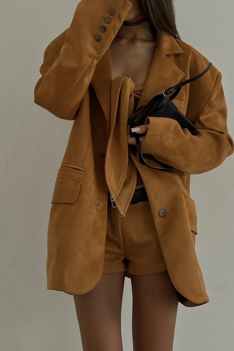 HUT1141 Bold in Bronze Blazer Set