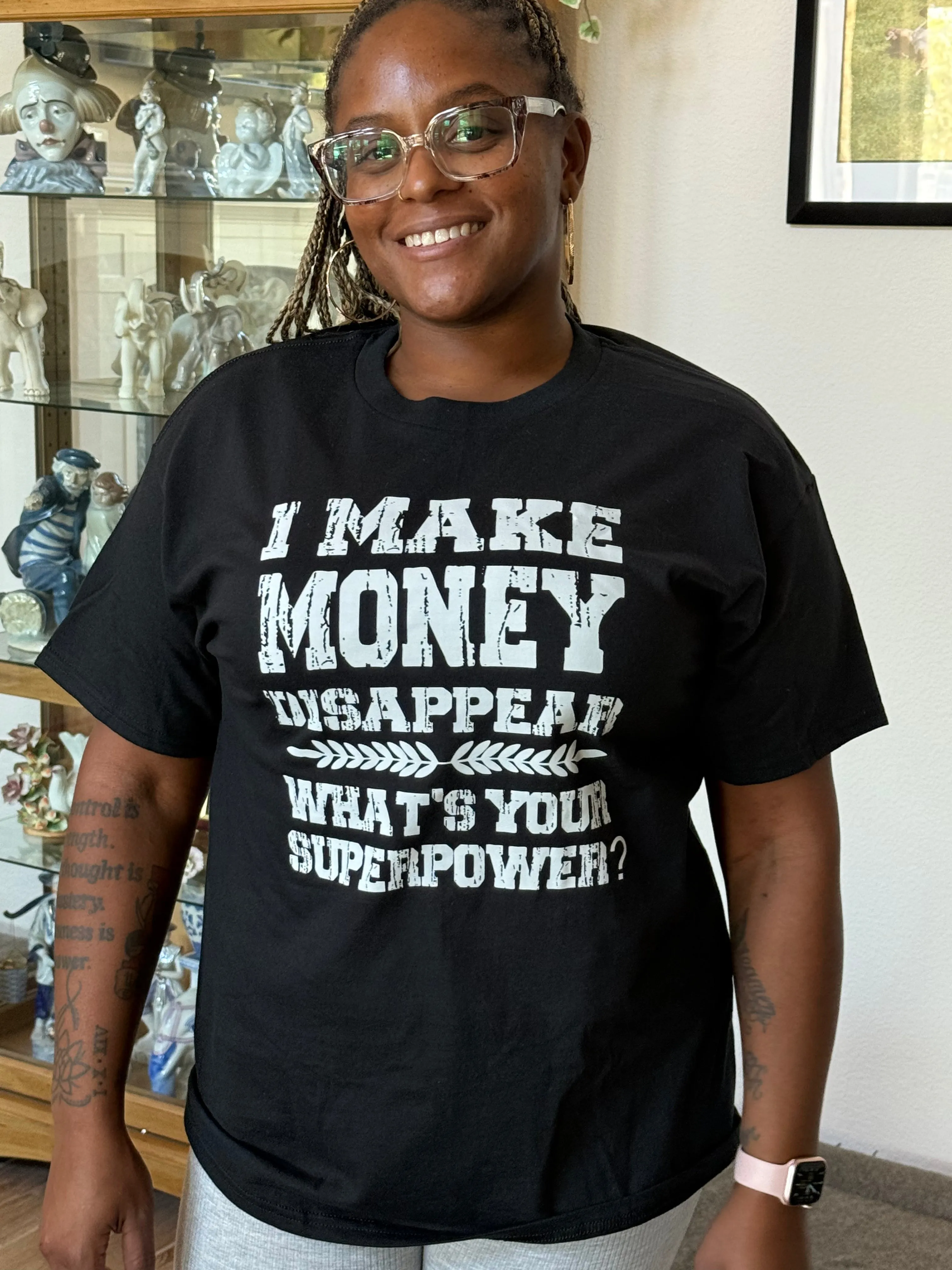I make MONEY disappear What's your superpower?