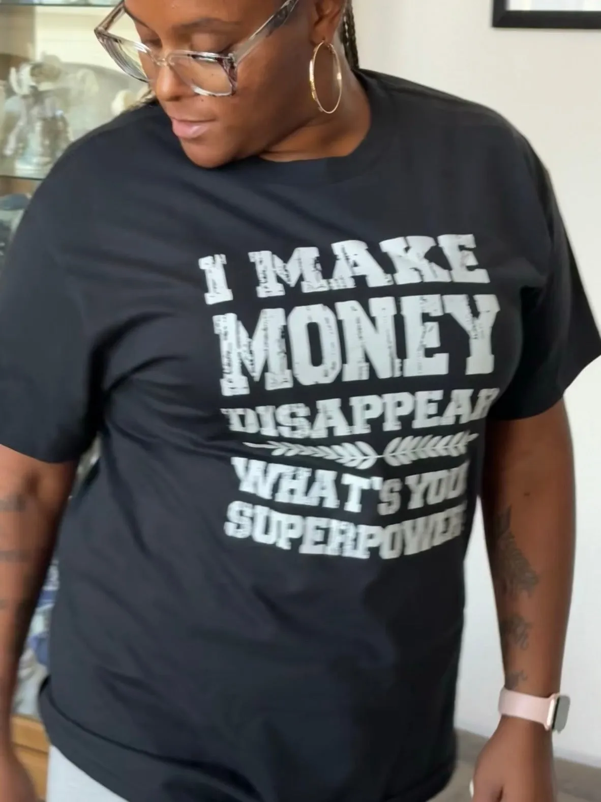 I make MONEY disappear What's your superpower?