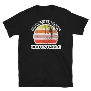 I'd Rather Be In Whitstable T-Shirt | Vintage Sunset
