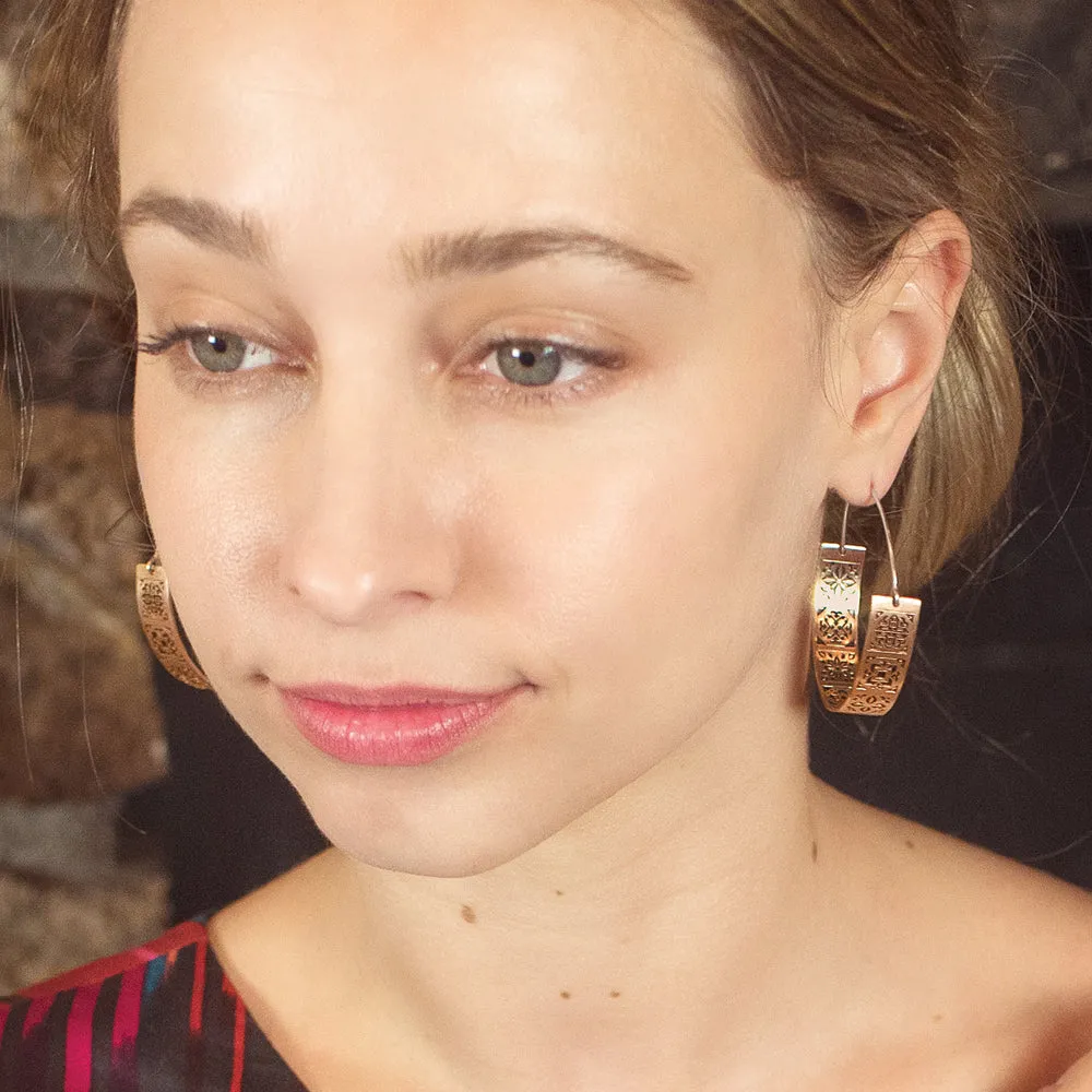 Inner Tiled Hoops- Large