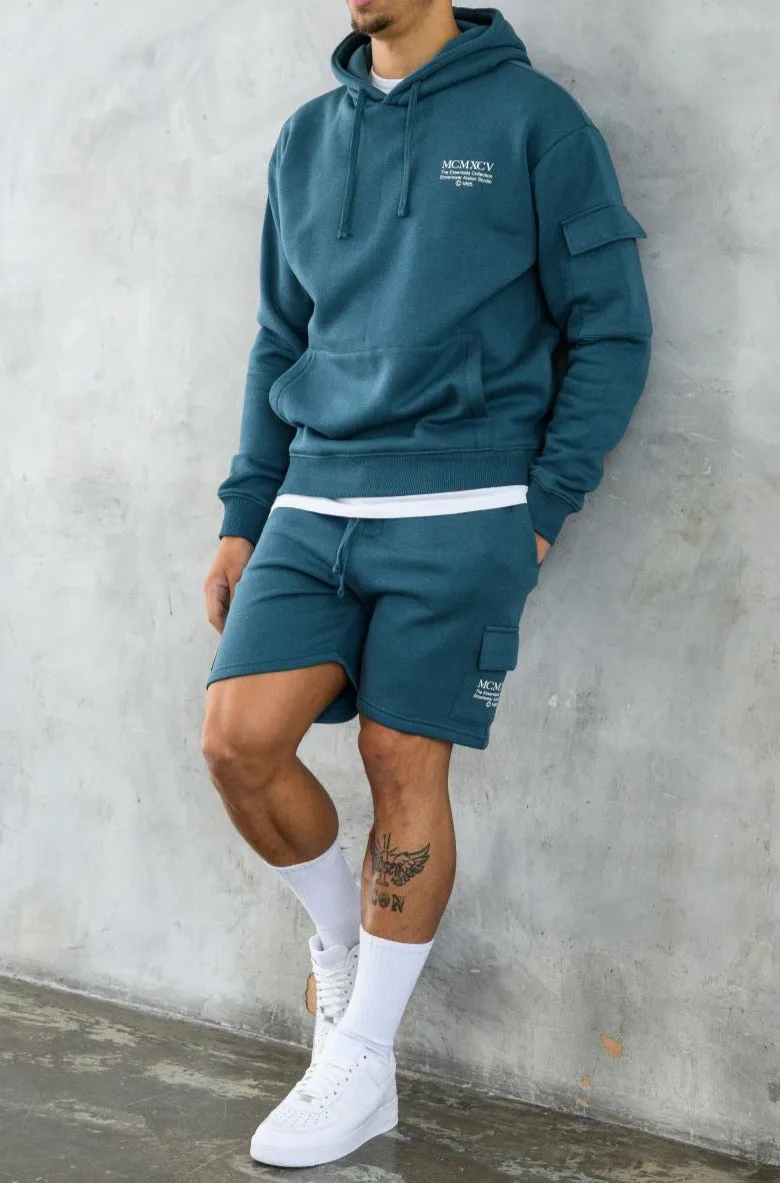 INTEGER HOODIE - TEAL