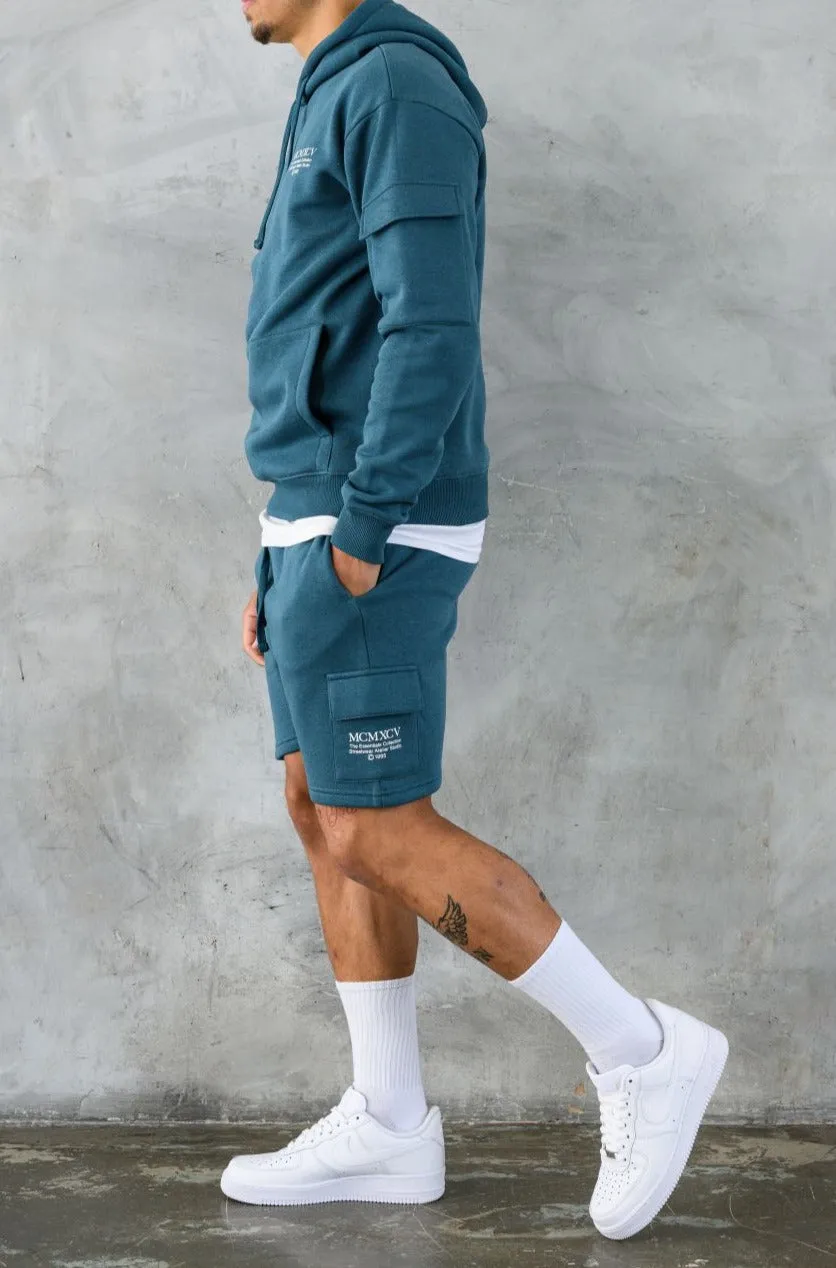 INTEGER HOODIE - TEAL
