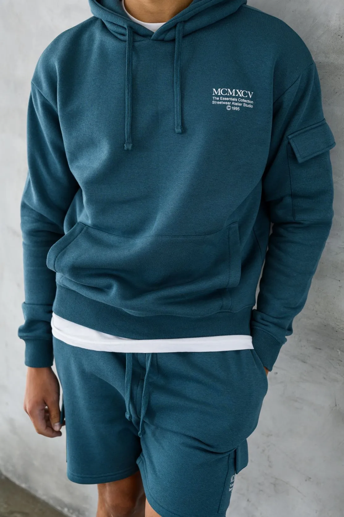 INTEGER HOODIE - TEAL