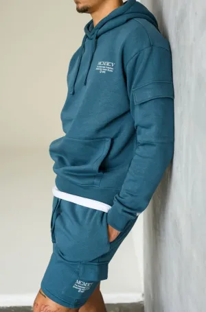 INTEGER HOODIE - TEAL