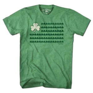 Irish Nation Shamrock Flag T-Shirt