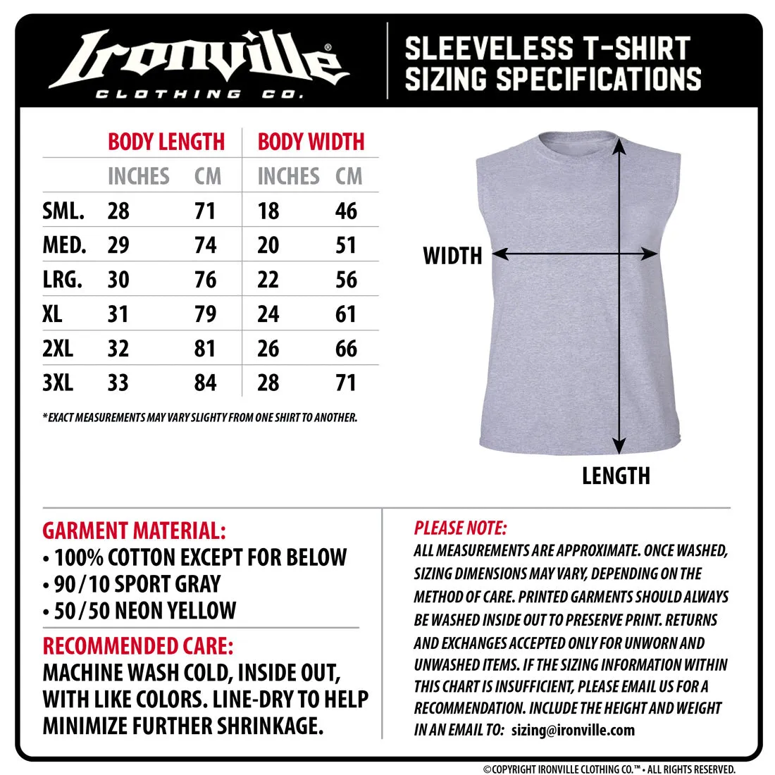Ironville VINTAGE BENCH Sleeveless Muscle T-shirt
